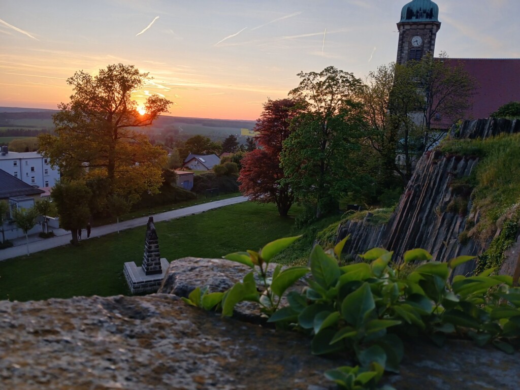 Sonnenuntergang in Stolpen