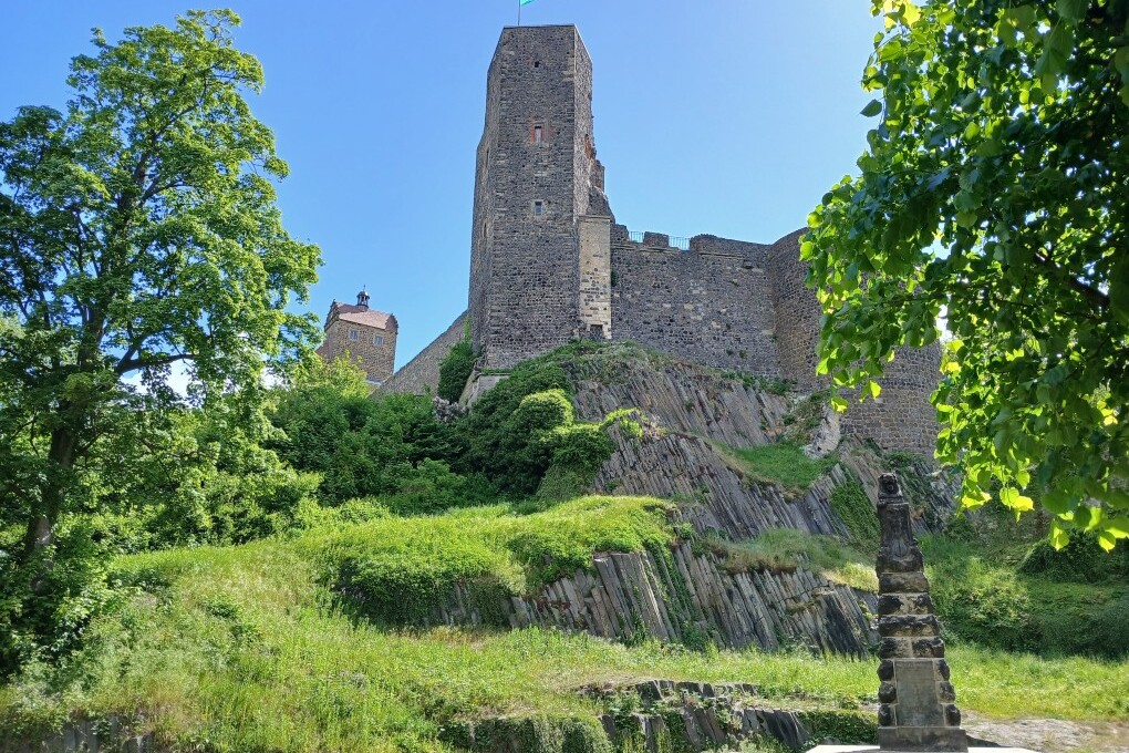 Burg Stolpen im Frühling