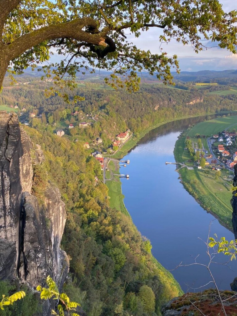 Blick von der Bastei, Sächsische Schweiz