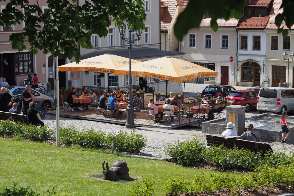 Goldner Löwe Stolpen Cafe Sommer