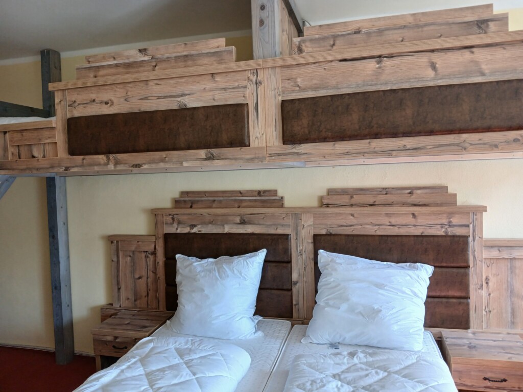 Komfortable Hochbetten in der Herberge Goldner Löwe