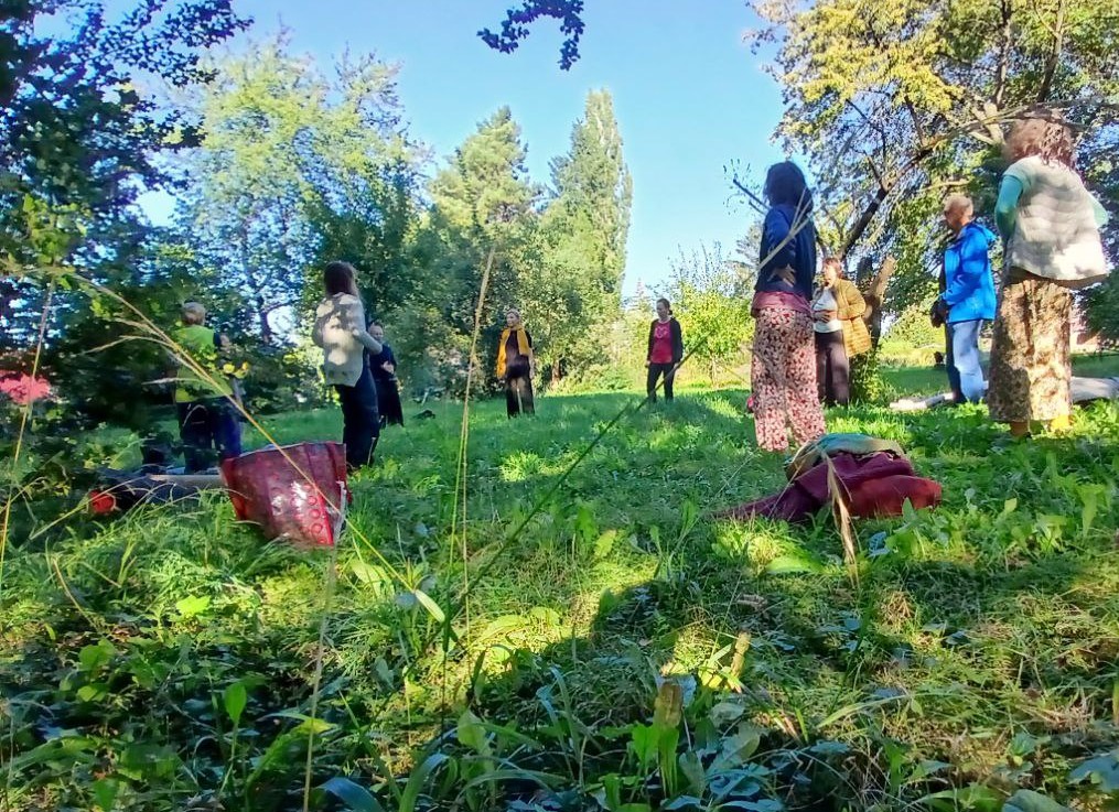 Qigong Üben in Stolpen