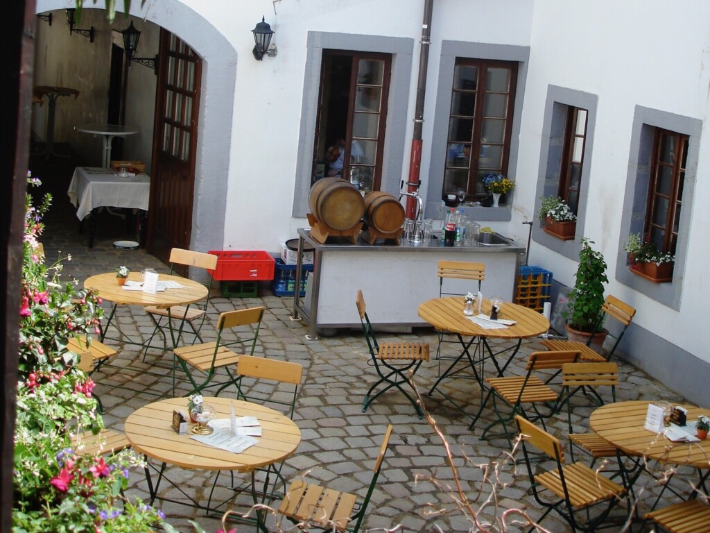 Feier im Romantischen Innenhof