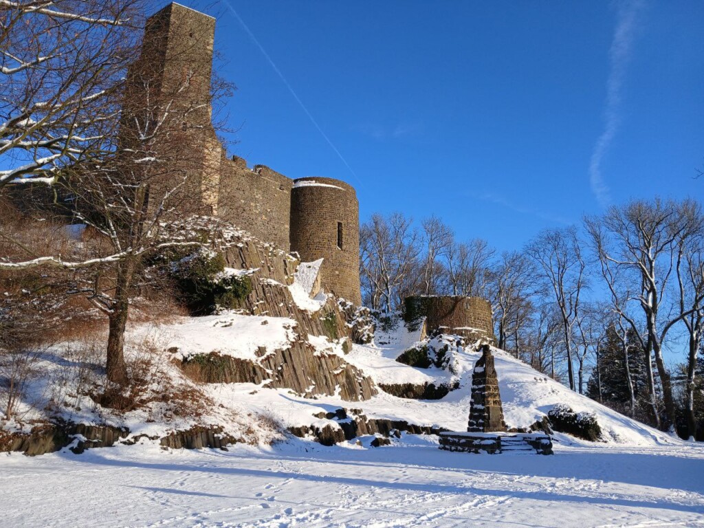 Burg Stolpen im Winter